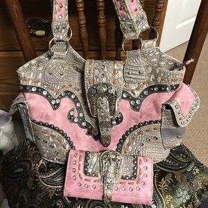 Western purse and wallet